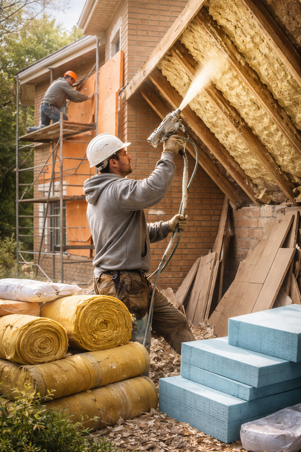 Утепление домов в Соль-илецке под ключ от 4376 руб/м2 | Профессионально — ТепломастерСои
